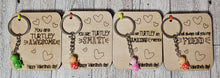 Load image into Gallery viewer, Valentine Turtle Keychain