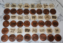 Load image into Gallery viewer, Engraved Wooden Charms Laser It VA