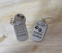 Load image into Gallery viewer, Personalized Pet Loss Keychain Laser It VA