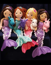 Load image into Gallery viewer, Embroidered Mermaids Laser It VA