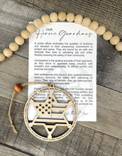 Load image into Gallery viewer, Emergency Responders Inspirational Ornament with Sentiment Laser It VA