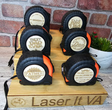 Load image into Gallery viewer, Personalized Tape Measure Laser It VA
