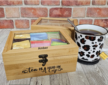 Load image into Gallery viewer, Custom Tea Box Laser It VA