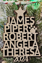 Load image into Gallery viewer, Personalize Tree Ornaments Laser It VA