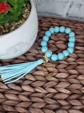 Load image into Gallery viewer, Beaded Wooden Wristlets with charm LaseritVA