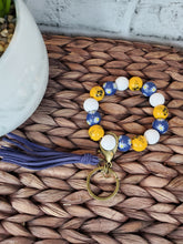 Load image into Gallery viewer, Beaded Wooden Wristlets with charm LaseritVA