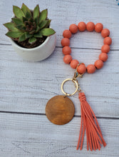 Load image into Gallery viewer, Beaded Wooden Wristlets with charm LaseritVA