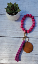 Load image into Gallery viewer, Beaded Wooden Wristlets with charm LaseritVA