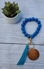 Load image into Gallery viewer, Beaded Wooden Wristlets with charm LaseritVA