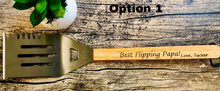 Load image into Gallery viewer, Engraved Grill Spatula Laser It VA
