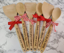 Load image into Gallery viewer, Engraved Wooden Spoon/Utensils American Eagle Embrodiery and Laser It VA