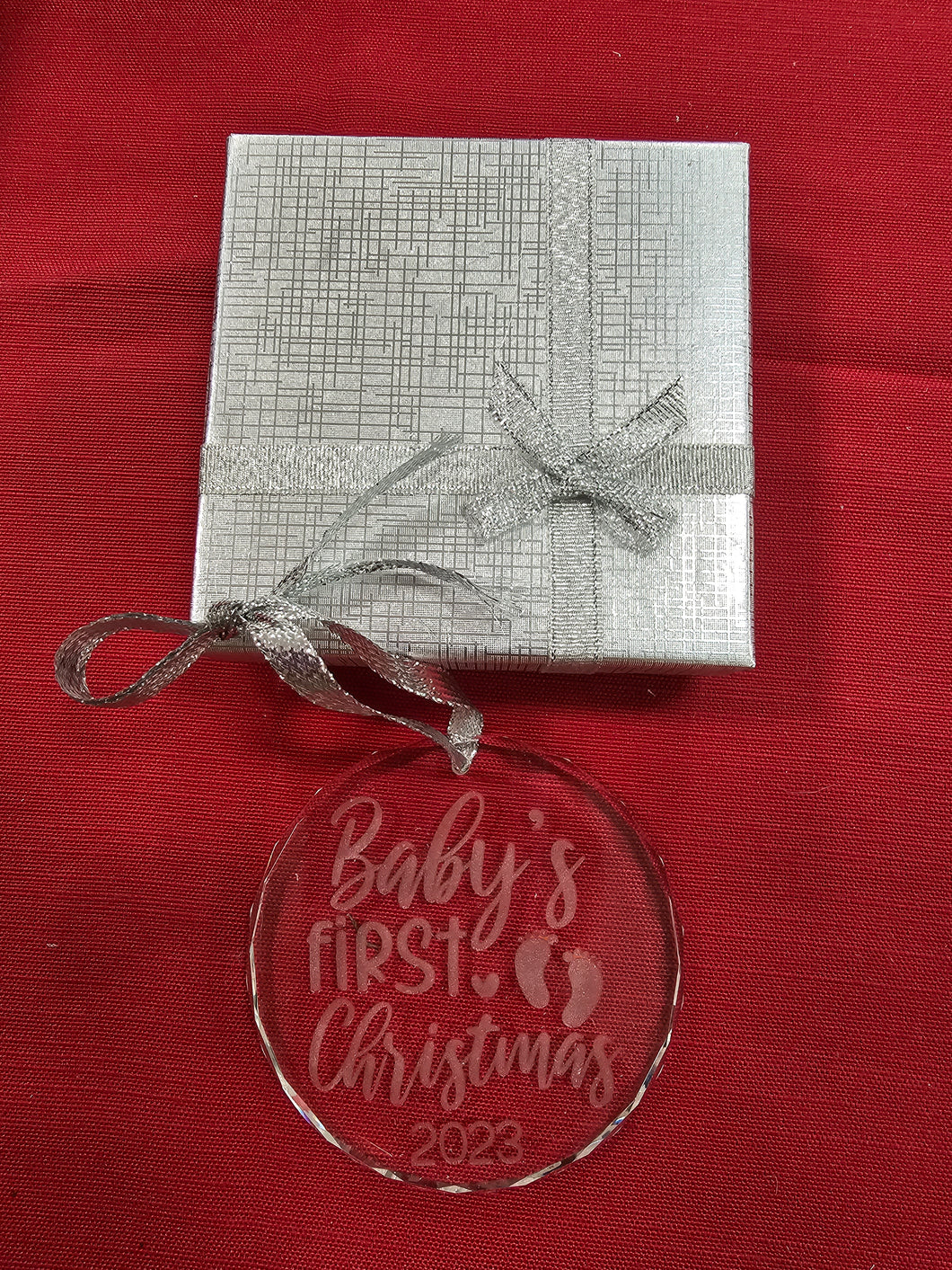 Personalized Baby's First Ornament Laser It VA