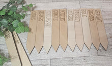 Load image into Gallery viewer, Wooden Garden Stakes Laser It VA
