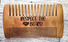 Load image into Gallery viewer, Engraved Beard Combs and Brushes Laser It VA
