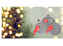 Load image into Gallery viewer, Slate Cardinal Ornament Laser It VA
