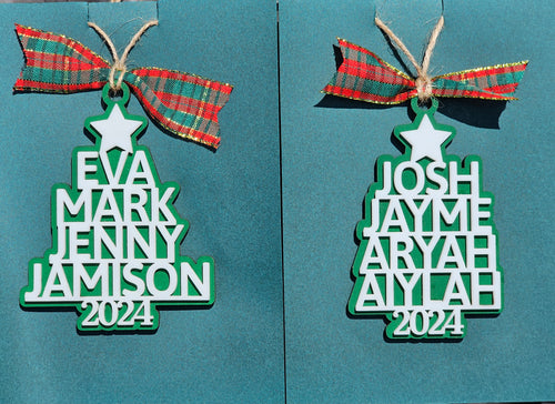 Personalize Tree Ornaments  Laser It VA