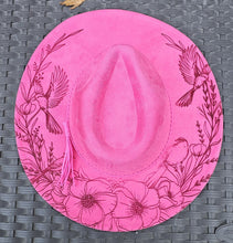 Load image into Gallery viewer, Beautiful Vegan Suede Wide Brim Hats  Laser It VA

