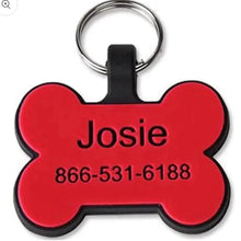 Load image into Gallery viewer, Silicone Customized Dog tags LaseritVA
